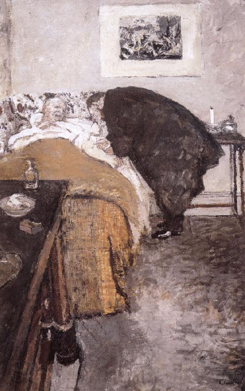 Edouard Vuillard The doctor arrives Norge oil painting art